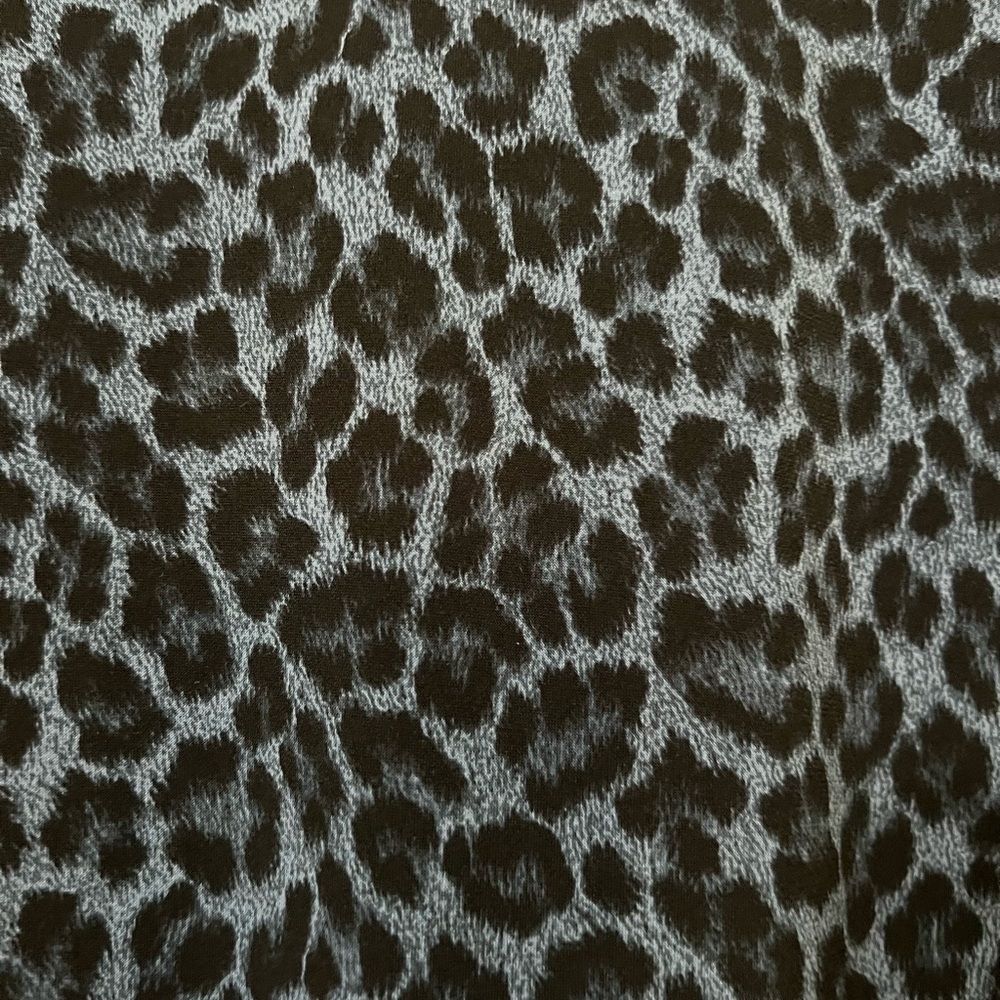 Michael Kors Gray Animal Print Top - Picture 8 of 10